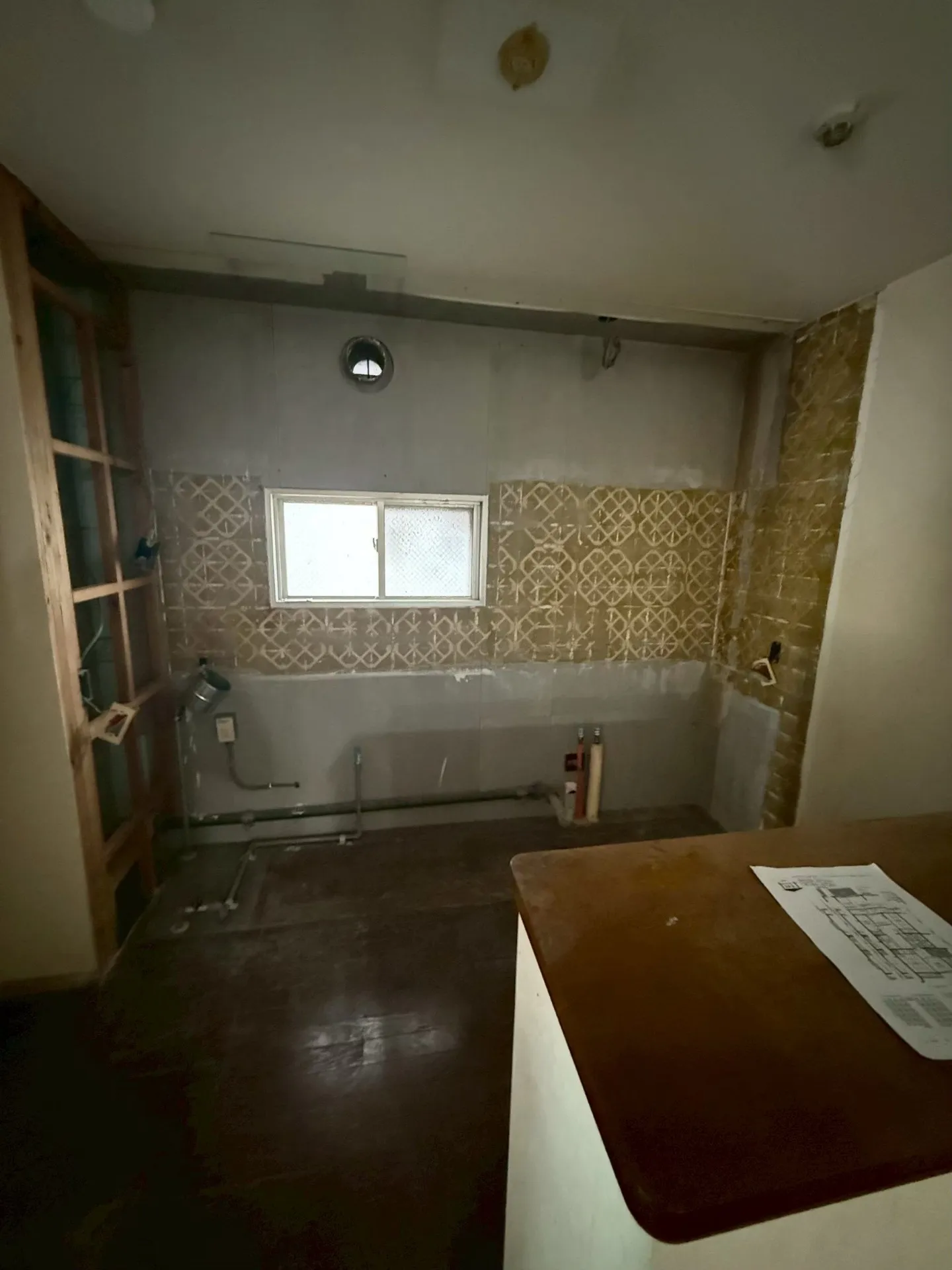 キッチン解体工事：after